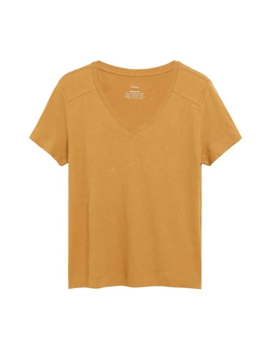 Foto van product s.Oliver Shirt mosterd