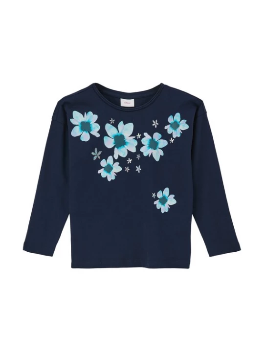 Foto van product s.Oliver Shirt nachtblauw / azuur / lichtblauw