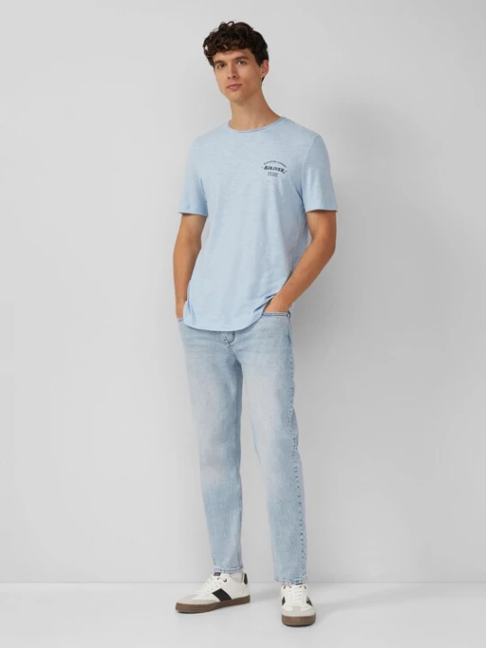 Foto van product s.Oliver Shirt nachtblauw / lichtblauw
