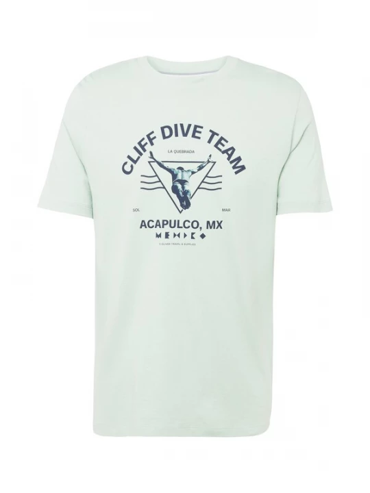 Foto van product s.Oliver Shirt nachtblauw / mintgroen
