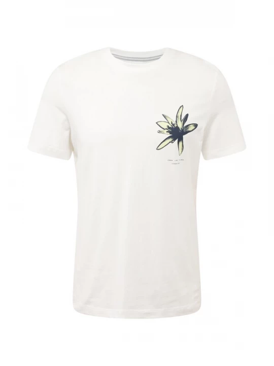 Foto van product s.Oliver Shirt nachtblauw / pasteelgeel / wit
