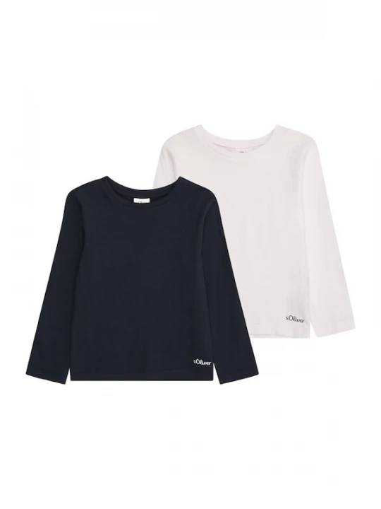 Foto van product s.Oliver Shirt nachtblauw / wit