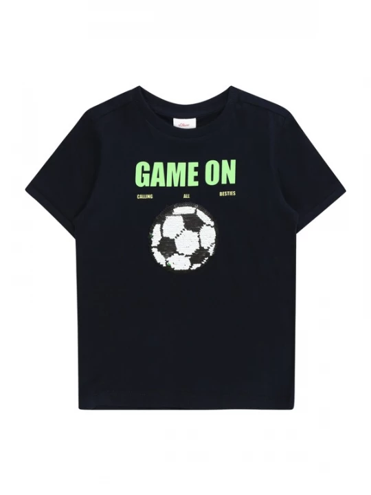 Foto van product s.Oliver Shirt navy / antraciet / lichtgroen / wit