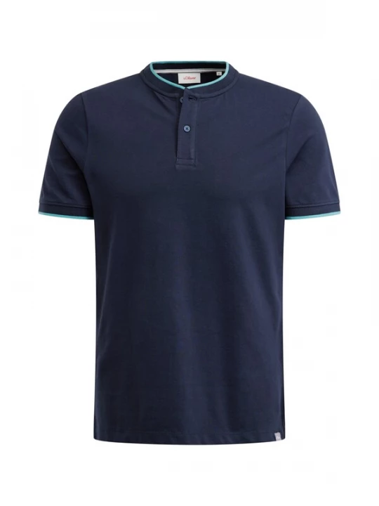 Foto van product s.Oliver Shirt navy / aqua / grijs