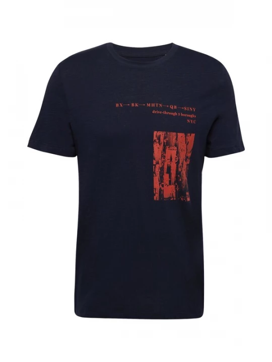 Foto van product s.Oliver Shirt navy / bloedrood