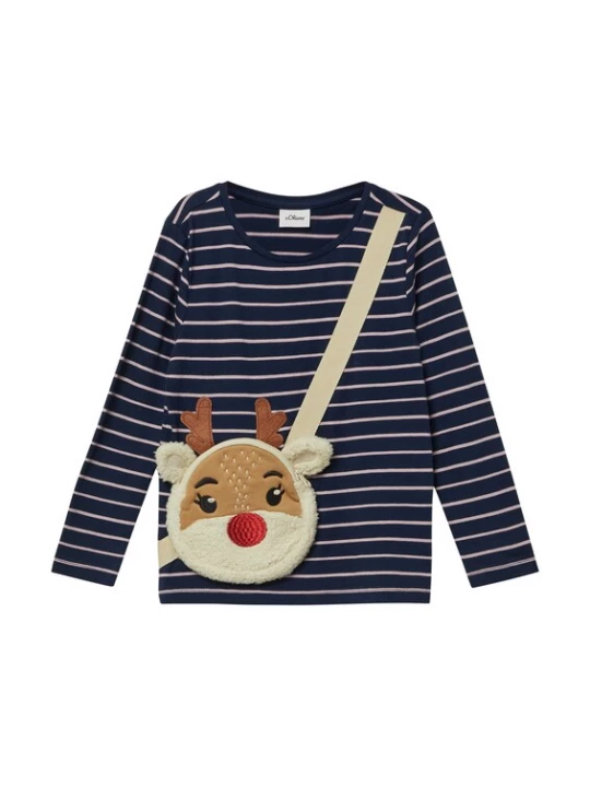 Foto van product s.Oliver Shirt navy / bruin / rosa