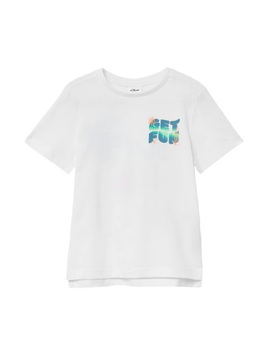 Foto van product s.Oliver Shirt navy / geel / jade groen / wit