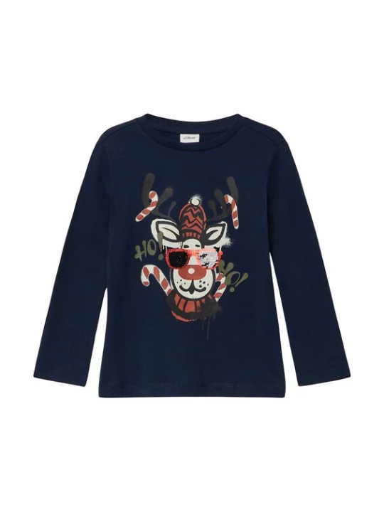Foto van product s.Oliver Shirt navy / gemengde kleuren