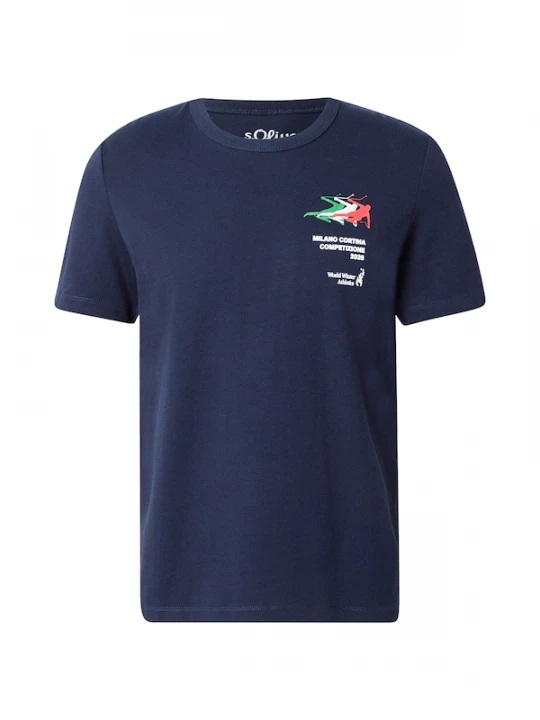 Foto van product s.Oliver Shirt navy / groen / rood / wit