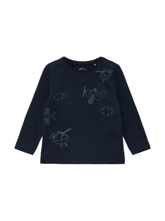 Foto van product s.Oliver Shirt navy / jade groen