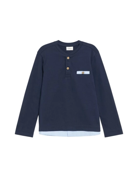 Foto van product s.Oliver Shirt navy / lichtblauw