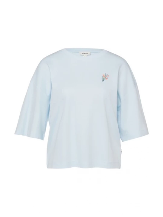 Foto van product s.Oliver Shirt navy / lichtblauw / geel / groen