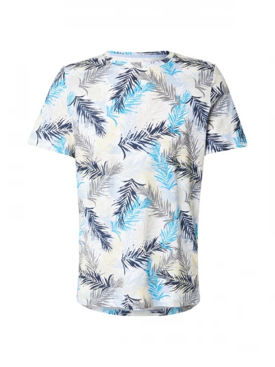Foto van product s.Oliver Shirt navy / lichtblauw / lichtgeel / wit