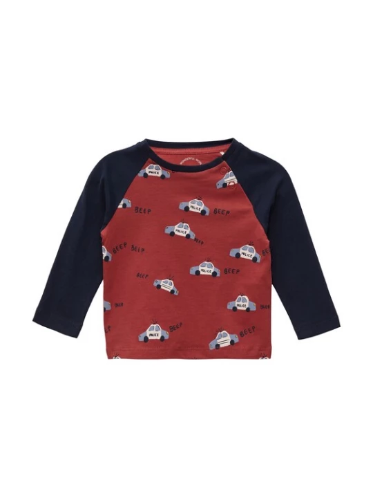 Foto van product s.Oliver Shirt navy / lichtblauw / robijnrood / wit