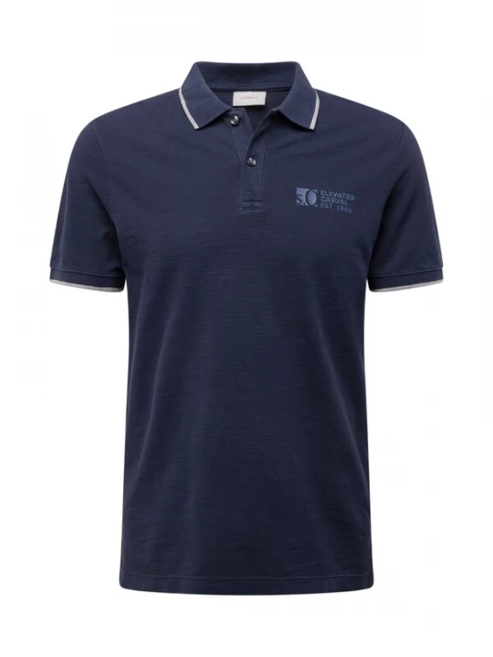 Foto van product s.Oliver Shirt navy / lichtblauw / wit