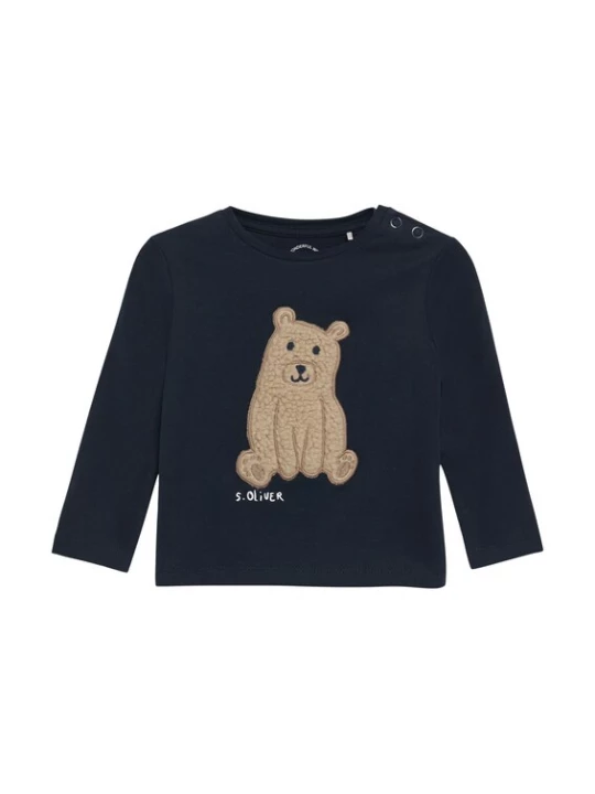 Foto van product s.Oliver Shirt navy / lichtbruin