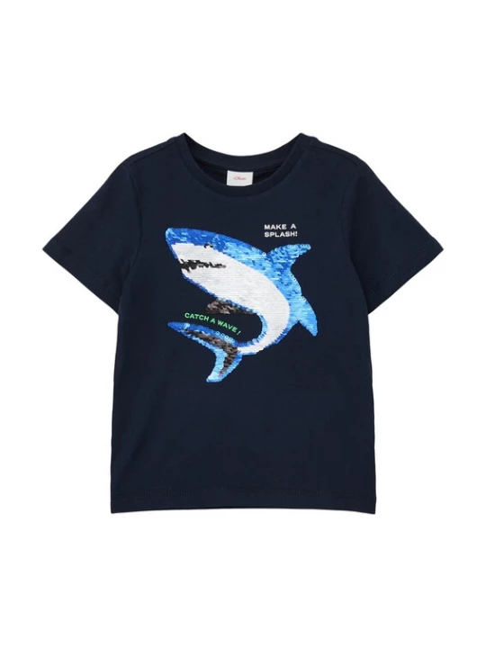 Foto van product s.Oliver Shirt navy / lichtgroen / wit
