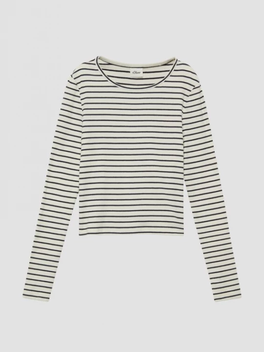 Foto van product s.Oliver Shirt navy / natuurwit