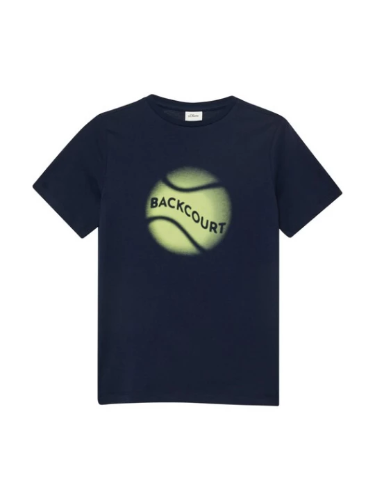 Foto van product s.Oliver Shirt navy / neongeel