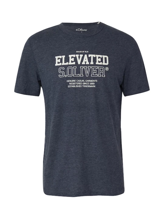 Foto van product s.Oliver Shirt navy / offwhite