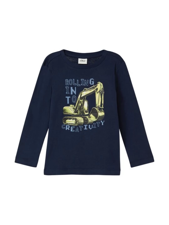 Foto van product s.Oliver Shirt navy / opaal / pastelgroen / zwart