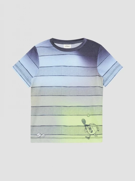 Foto van product s.Oliver Shirt navy / pastelblauw / lichtgroen