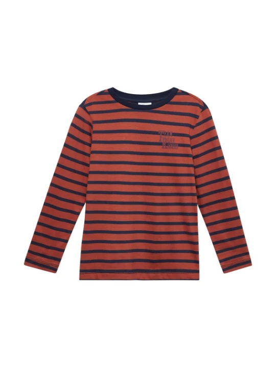 Foto van product s.Oliver Shirt navy / roestrood