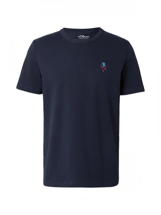Foto van product s.Oliver Shirt navy / royal blue / koningsblauw / rood