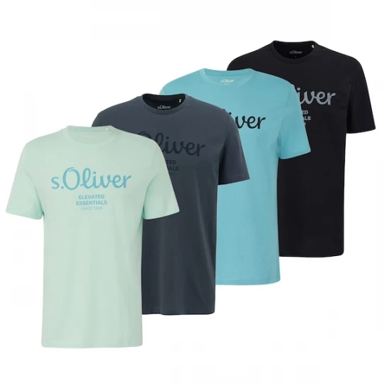 Foto van product s.Oliver Shirt navy / turquoise / donkergrijs / mintgroen