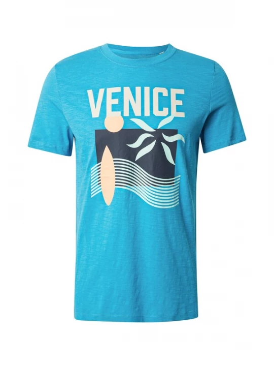 Foto van product s.Oliver Shirt navy / turquoise / lichtgroen / lichtoranje
