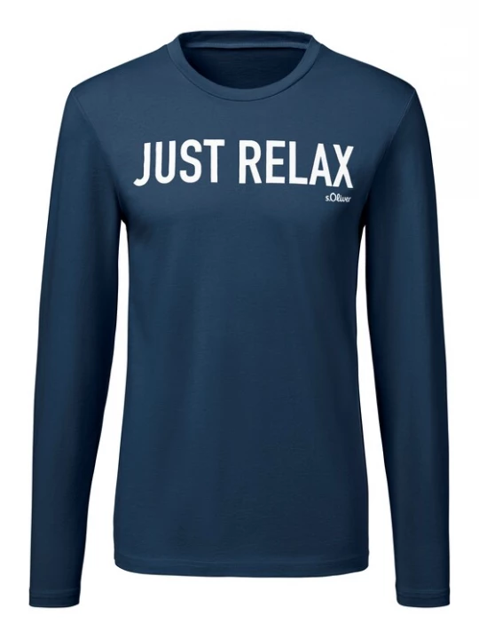 Foto van product s.Oliver Shirt navy / wit
