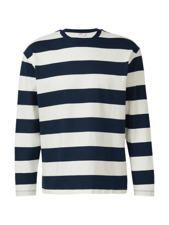 Foto van product s.Oliver Shirt navy / wit