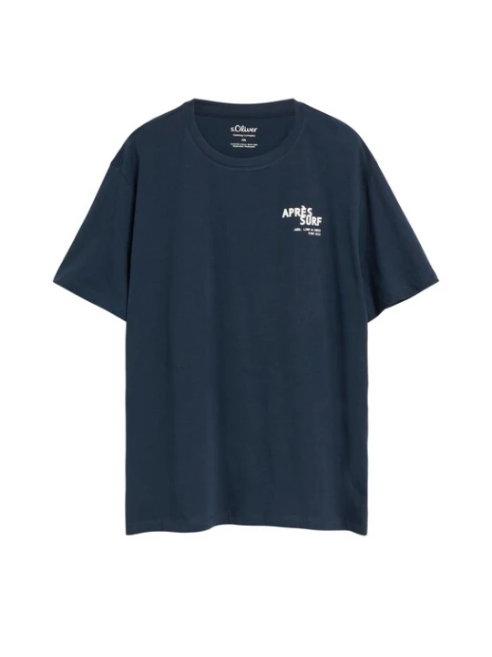 Foto van product s.Oliver Shirt navy / wit