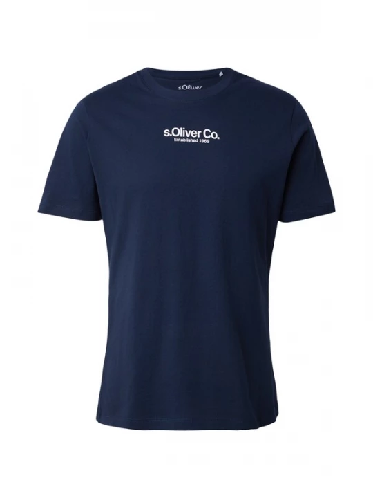 Foto van product s.Oliver Shirt navy / wit