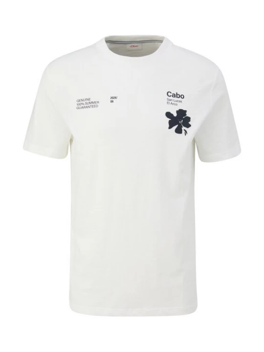 Foto van product s.Oliver Shirt navy / wit