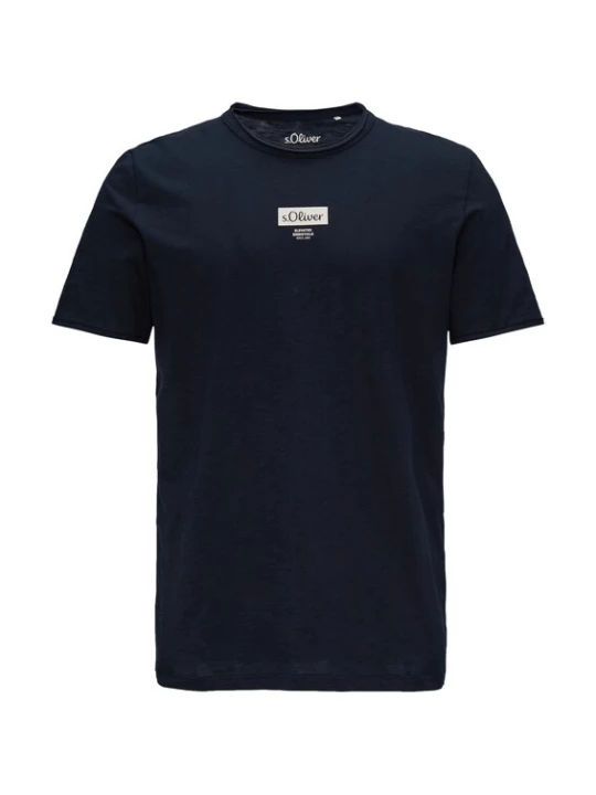 Foto van product s.Oliver Shirt navy / wit