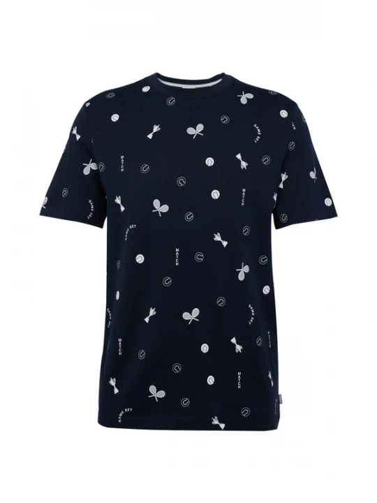 Foto van product s.Oliver Shirt navy / wit