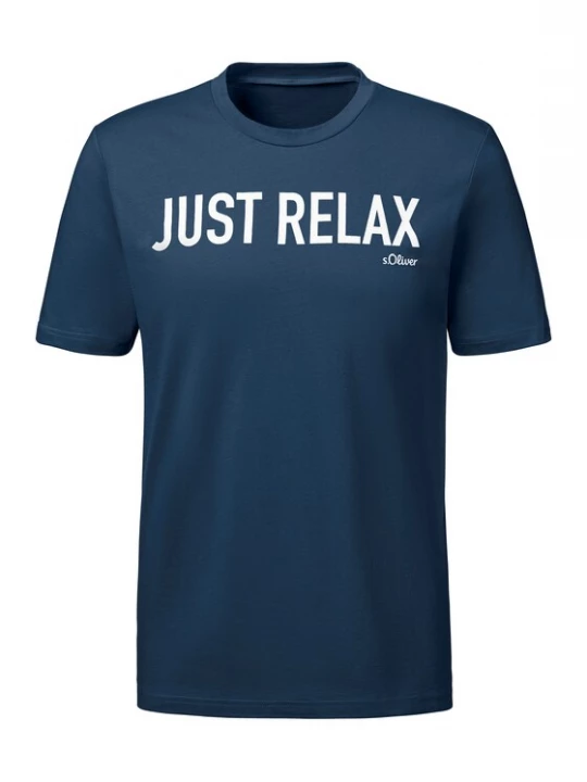 Foto van product s.Oliver Shirt navy / wit