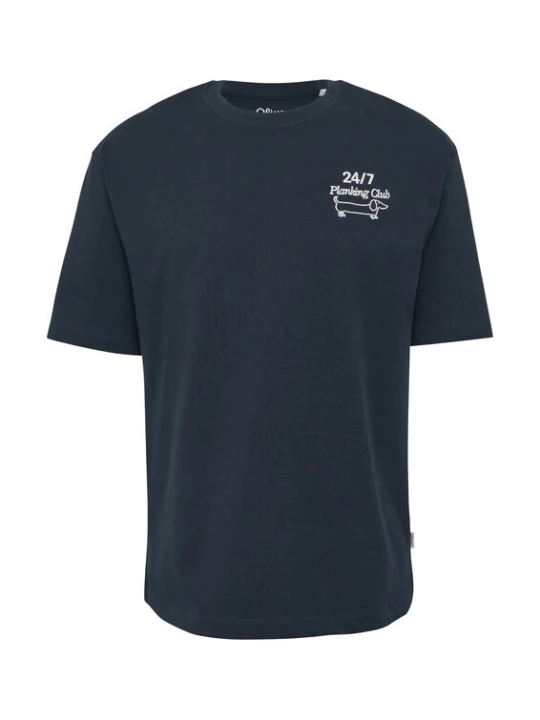 Foto van product s.Oliver Shirt navy / wit