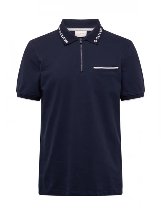 Foto van product s.Oliver Shirt navy / wit