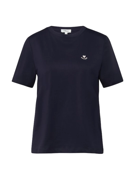 Foto van product s.Oliver Shirt navy / wit