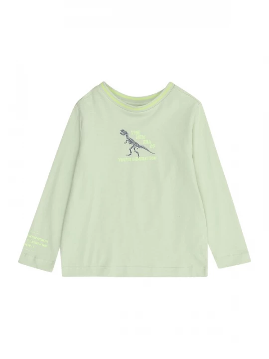 Foto van product s.Oliver Shirt neongeel / antraciet / pastelgroen