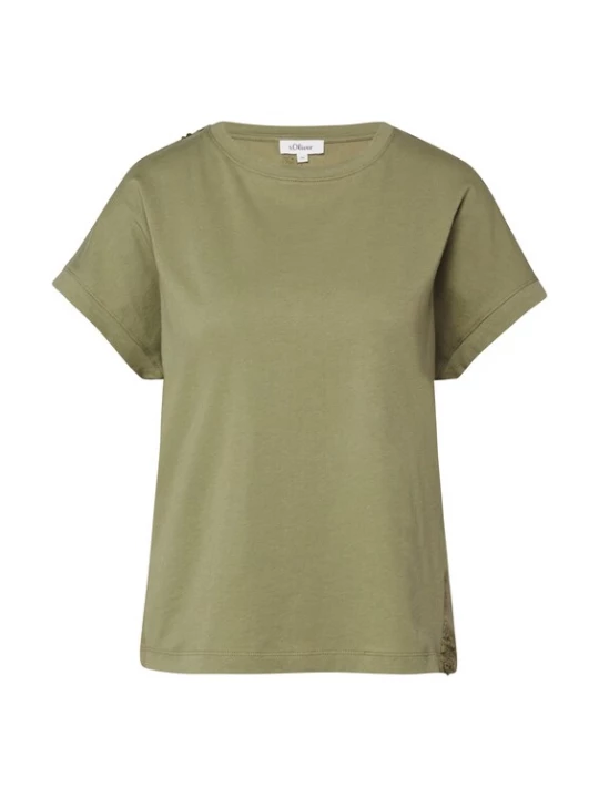 Foto van product s.Oliver Shirt olijfgroen