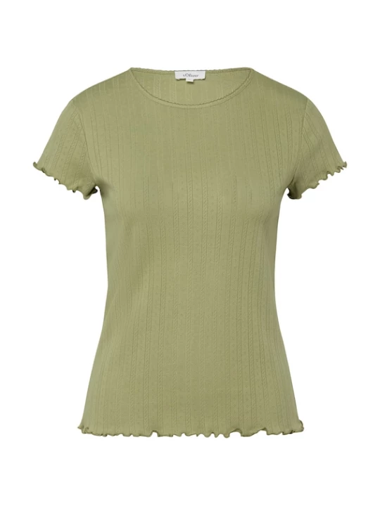 Foto van product s.Oliver Shirt olijfgroen
