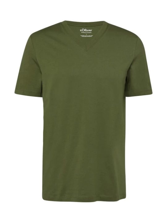Foto van product s.Oliver Shirt olijfgroen