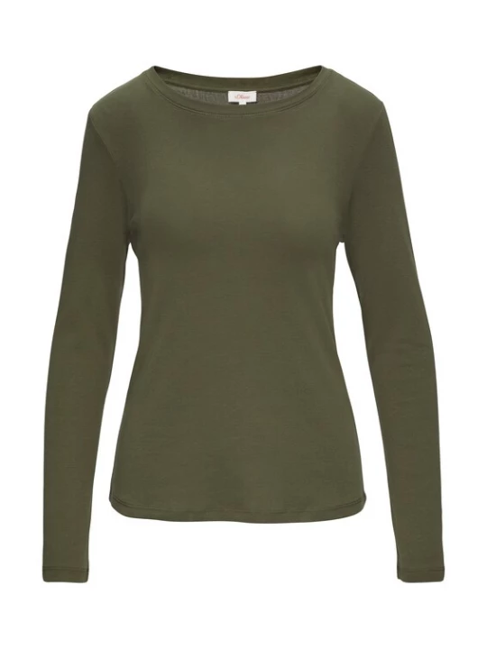 Foto van product s.Oliver Shirt olijfgroen