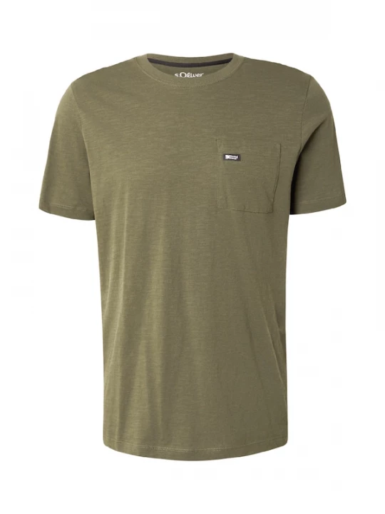 Foto van product s.Oliver Shirt olijfgroen
