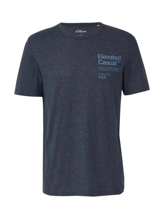 Foto van product s.Oliver Shirt opaal / blauw gemêleerd