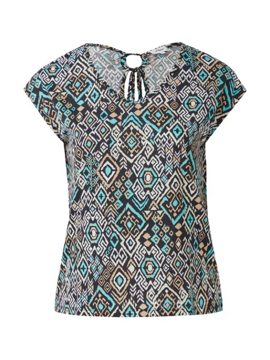 Foto van product s.Oliver Shirt opaal / lichtbruin / zwart / wit