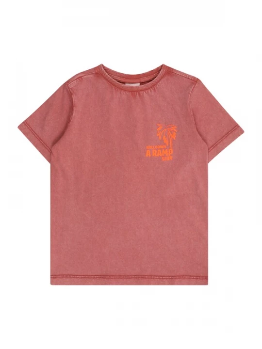 Foto van product s.Oliver Shirt oranje / bourgogne